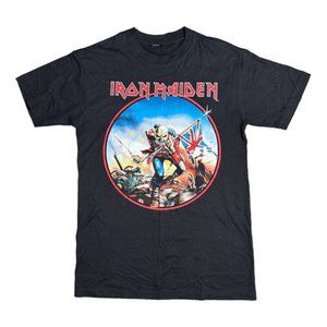 Vintage Y2K Iron Maiden The  Trooper 2004 Metal Rock Band T Shirt Mens Medium
